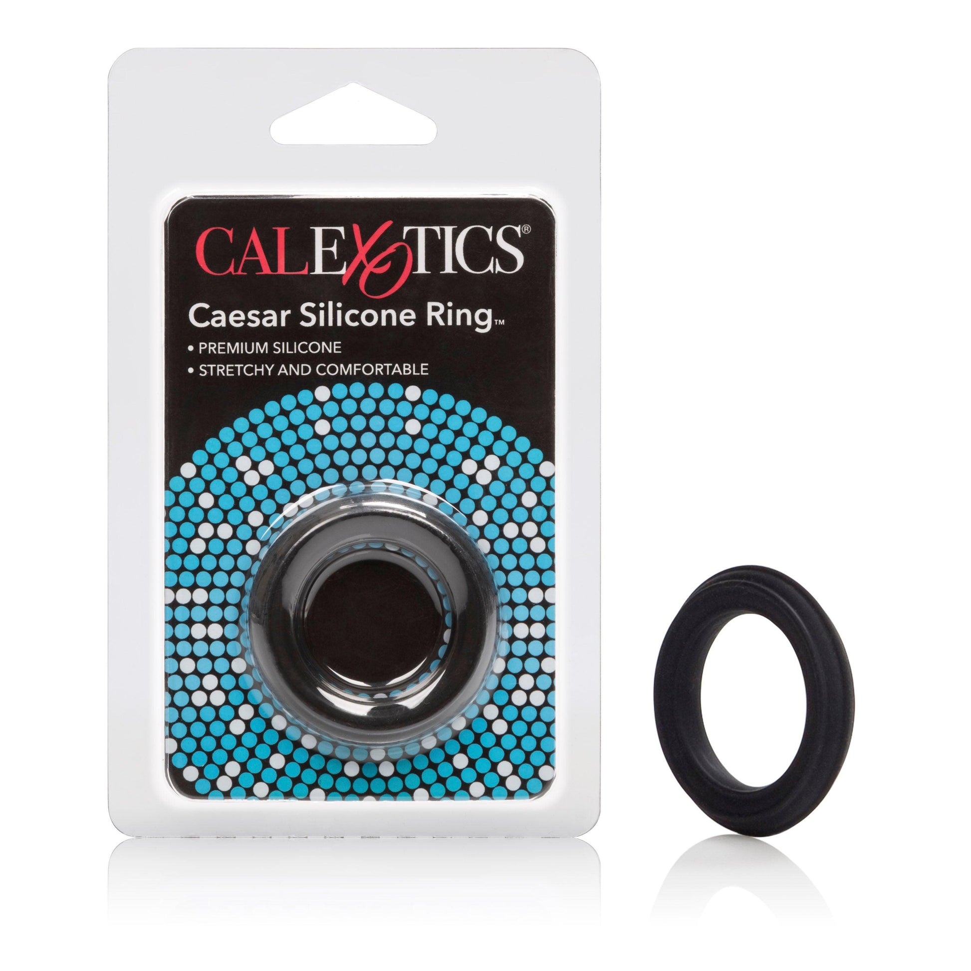 Caesar Silicone Ring - Black - Love It Wet