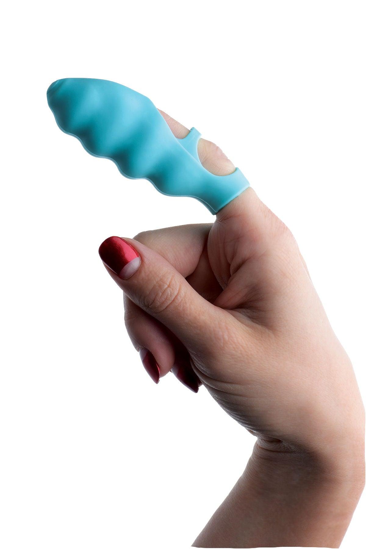 Ripples Finger Bang-Her Vibe - Teal - Love It Wet