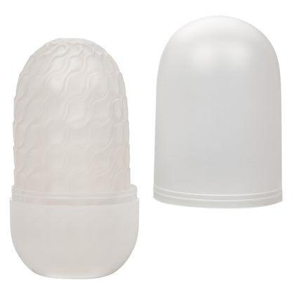 Boundless Reversible Nubby Stroker - Clear - Love It Wet