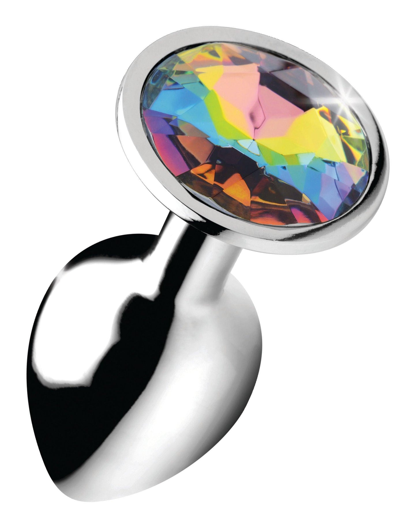 Rainbow Prism Gem Anal Plug - Small - Love It Wet