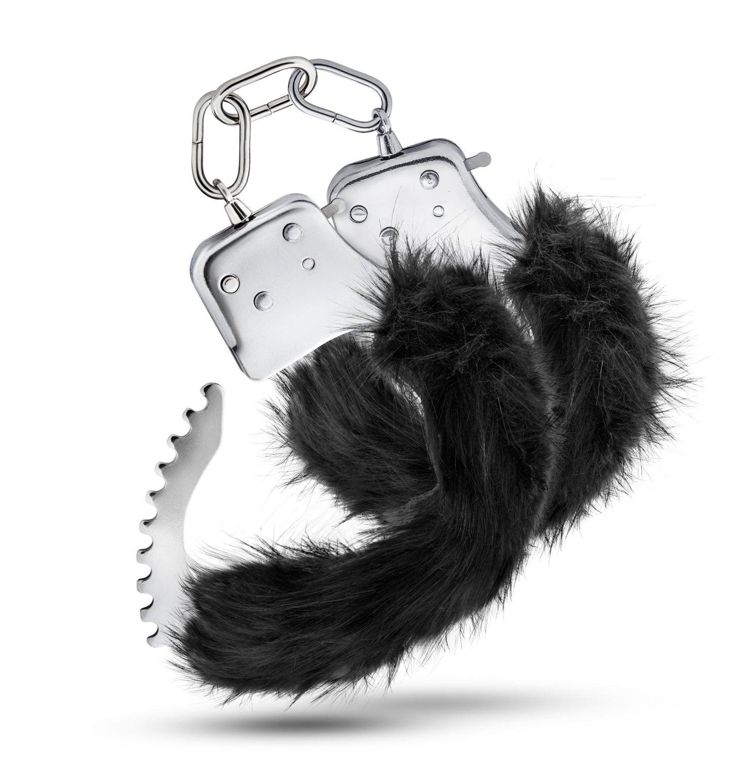 Temptasia - Plush Fur Cuffs - Black - Love It Wet