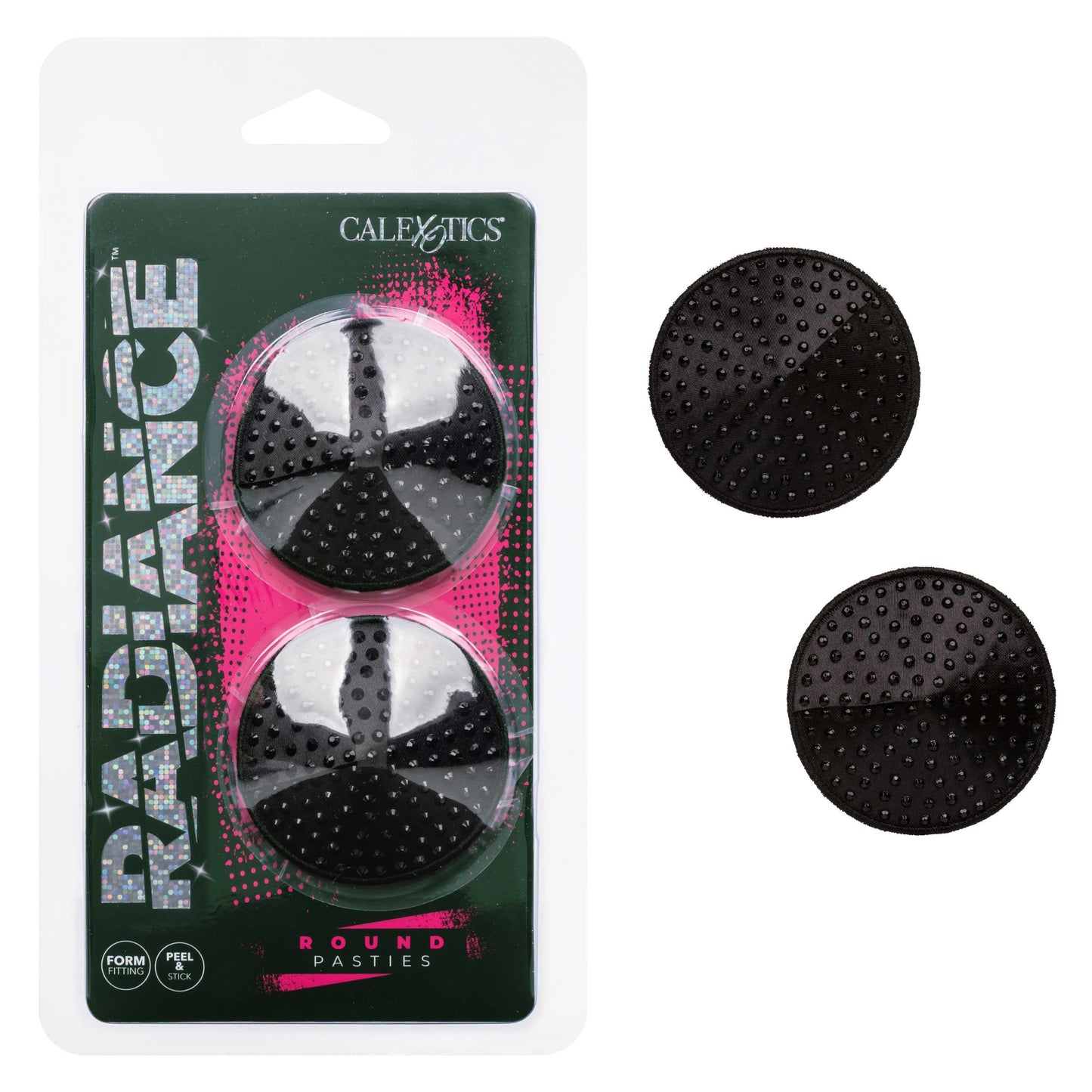 Radiance Round Pasties - Black - Love It Wet