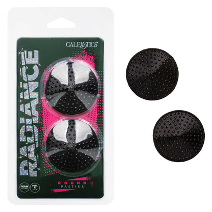 Radiance Round Pasties - Black - Love It Wet