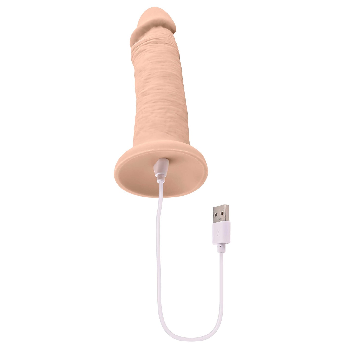 6 Inch Girthy Vibrating Dong - Dark - Love It Wet