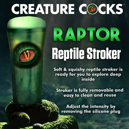 Raptor Reptile Stroker - Green - Love It Wet