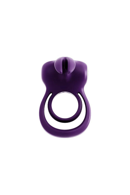 Thunder Bunny Rechargeable Dual Ring - Black Pearl - Love It Wet