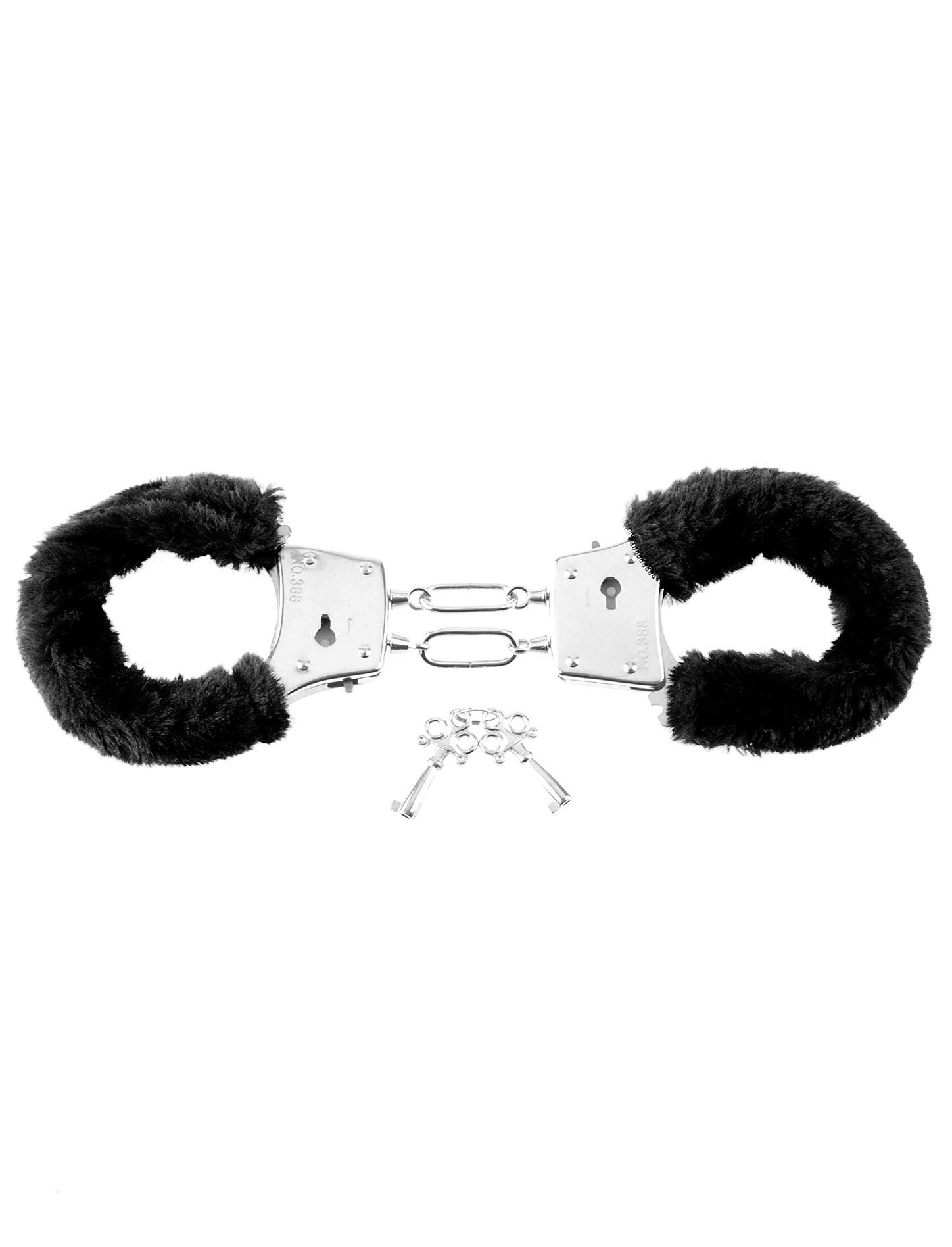 Fetish Fantasy Series Beginner's Furry Cuffs - Black - Love It Wet