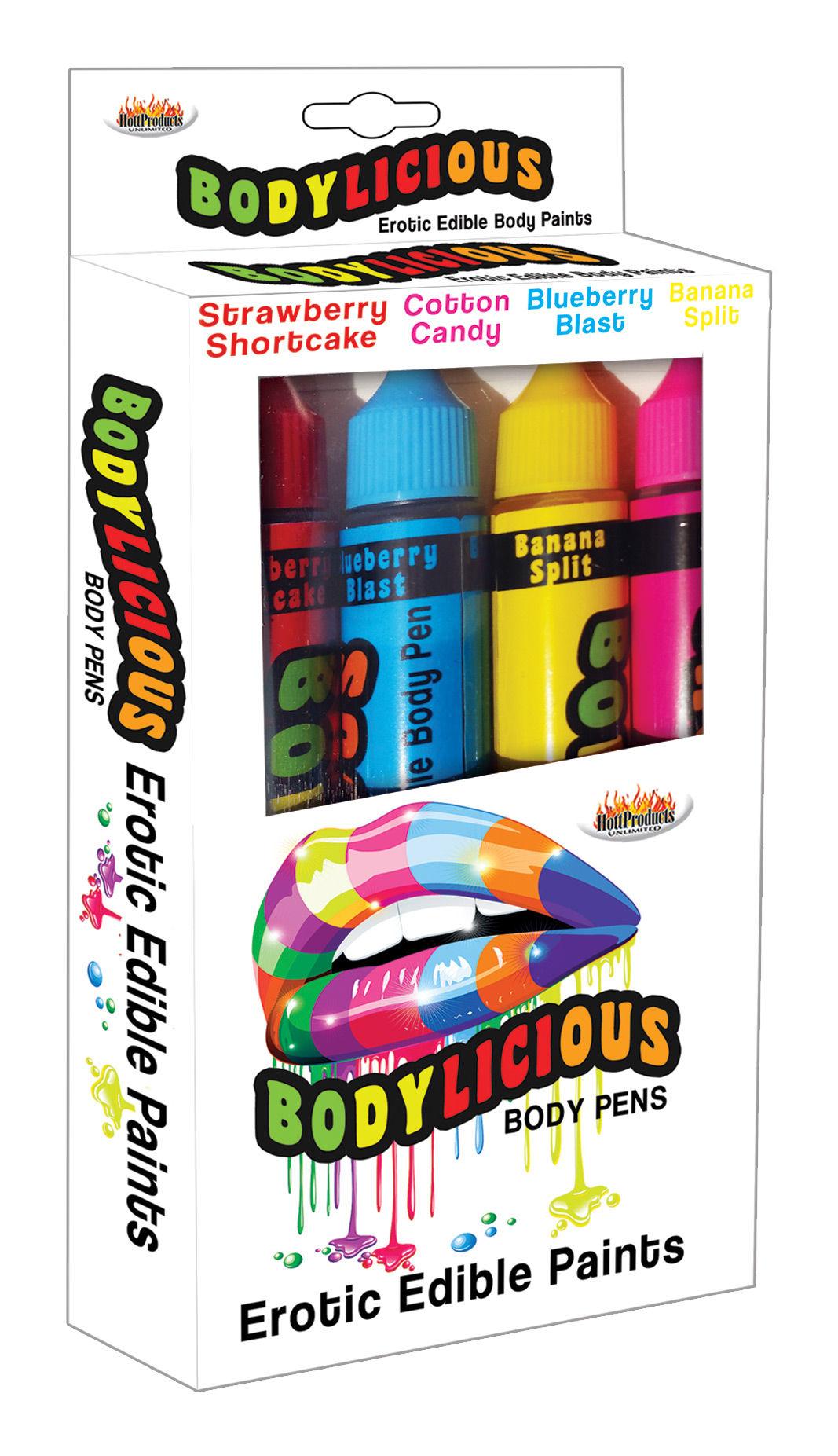 Bodylicious Edible Body Pens - 4pk. - Assorted Flavors - Love It Wet