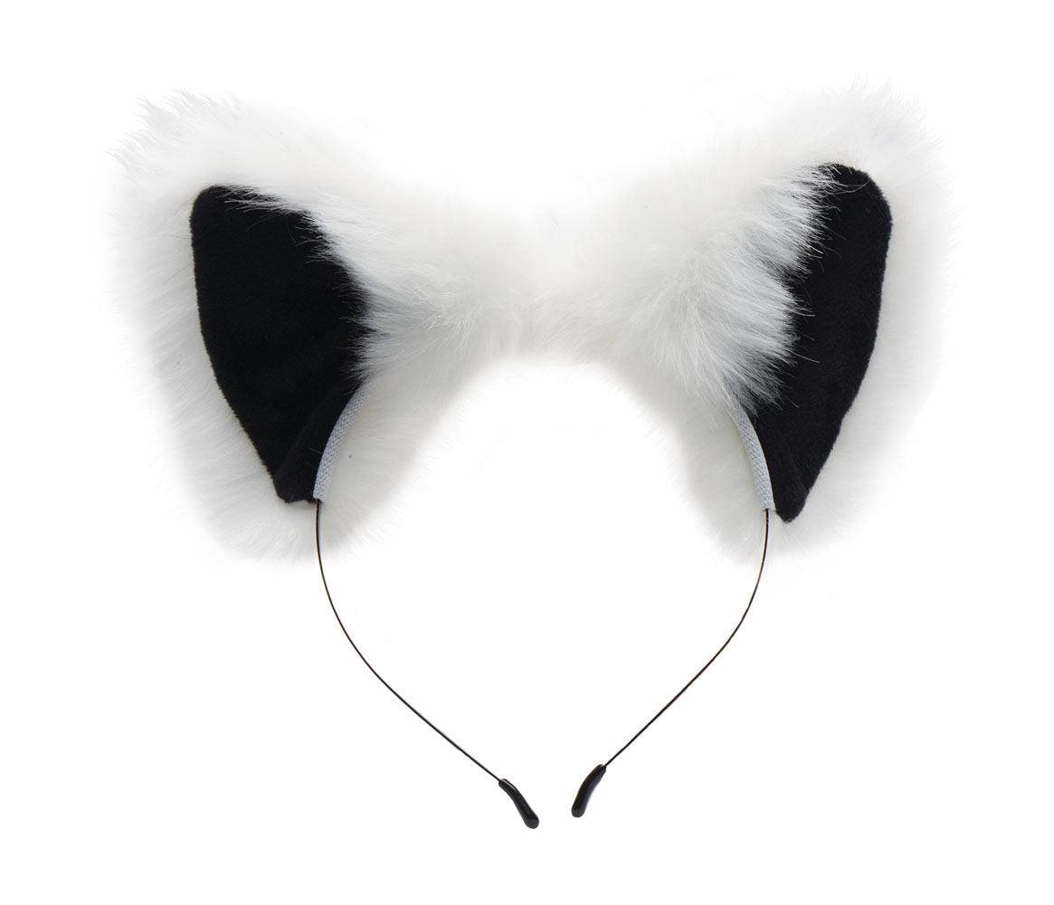 White Fox Tail Anal Plug and Ears Set - Love It Wet