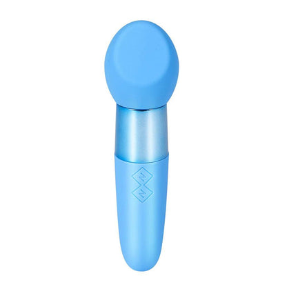 Rina Rechargeable Dual Motor Silicone 15- Function Vibrator - Blue - Love It Wet