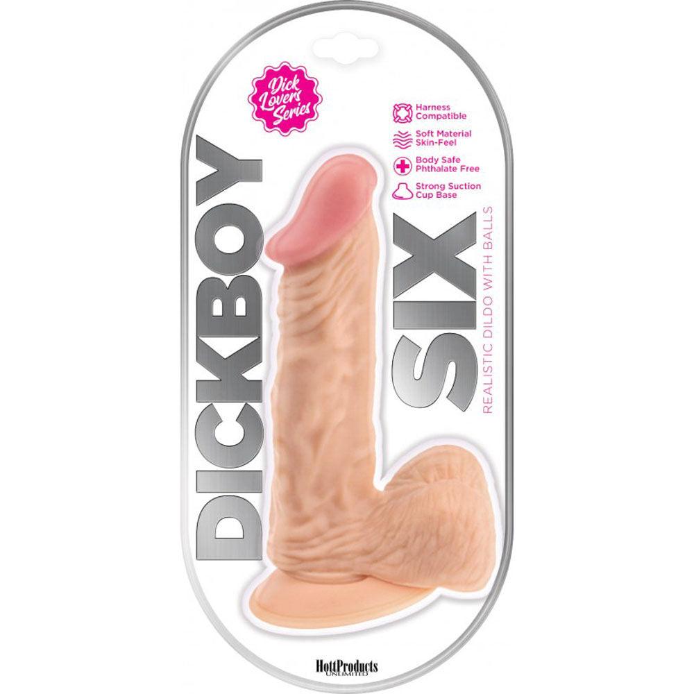 Dick Boy 6 Inch Dildo - Flesh - Love It Wet