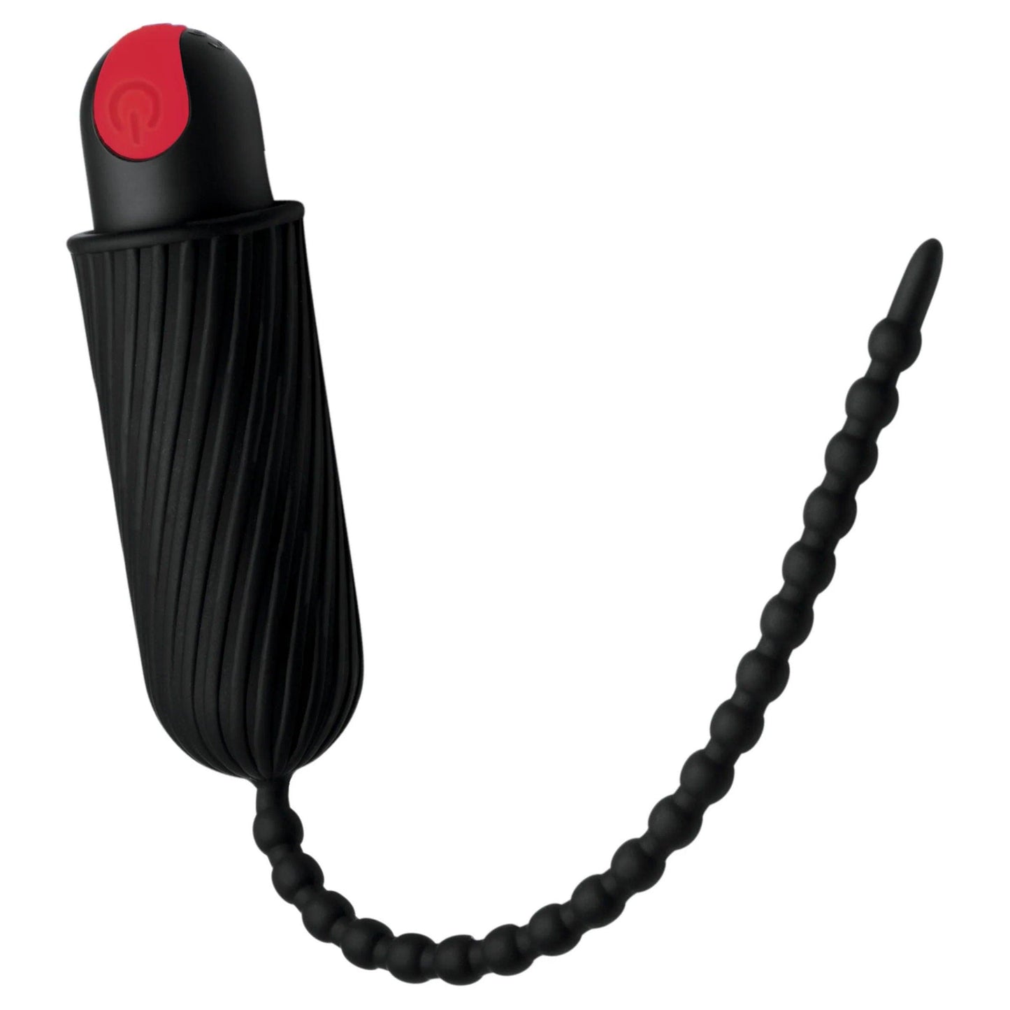 28x Dark Chain Rechargeable Remote Silicone Sound - Black - Love It Wet