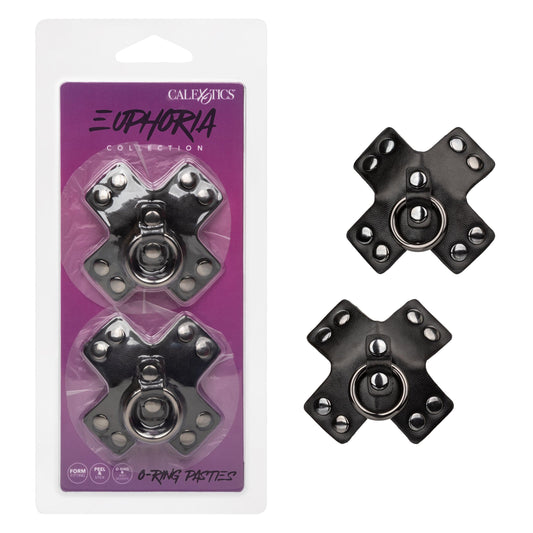 Euphoria Collection O-Ring Pasties - Black - Love It Wet