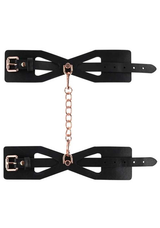 Brat Handcuffs - Black / Rose Gold - Love It Wet