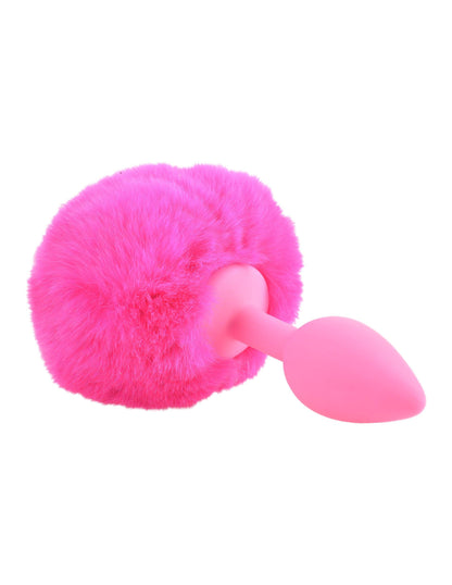 Neon Bunny Tail - Pink - Love It Wet