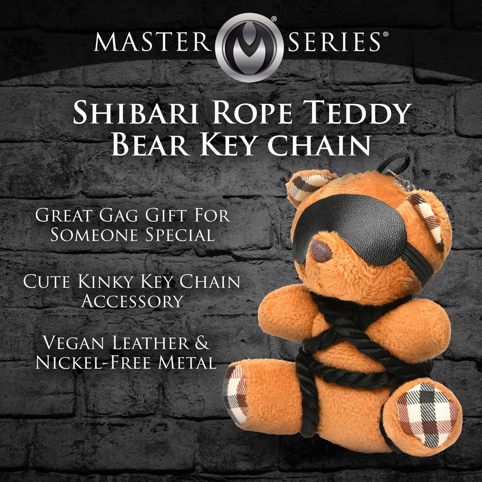 Rope Teddy Bear Keychain - Love It Wet