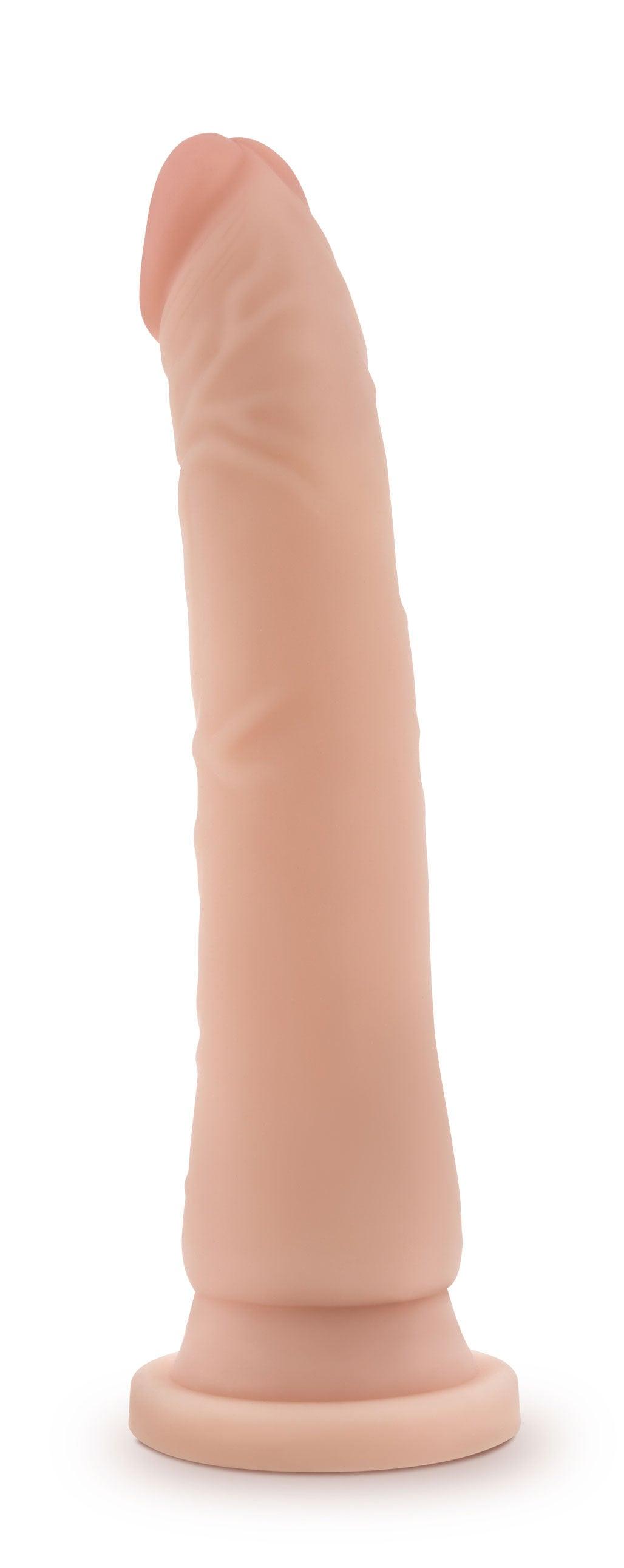 Dr. Skin Silicone - Dr. Noah - 8 Inch Dong With Suction Cup - Vanilla - Love It Wet