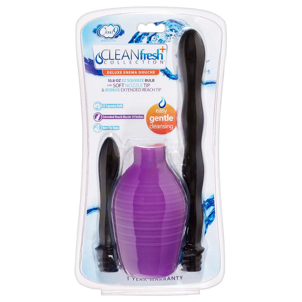 Deluxe Anal Enema Douche Kit 10.8 Oz Ez Squeeze Bulb - Love It Wet