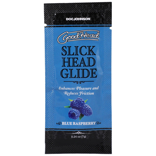 Goodhead - Slick Head Glide - Blue Raspberry - 0.24 Oz - Love It Wet