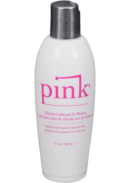 Pink Silicone Lubricant for Women - 4.7 Oz / 140 ml - Love It Wet