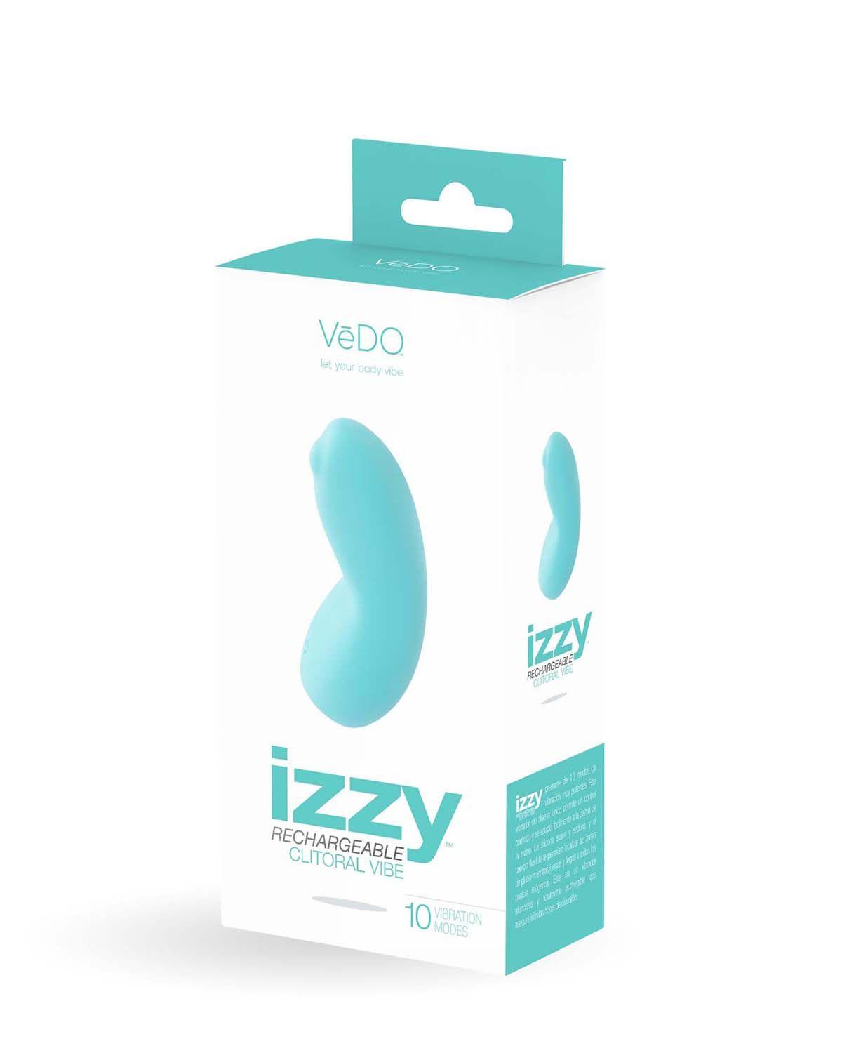 Izzy Rechargeable Vibe -Turquoise - Love It Wet