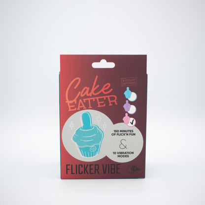 Cake Eater Clit Flicker Stimulator - Blue - Love It Wet