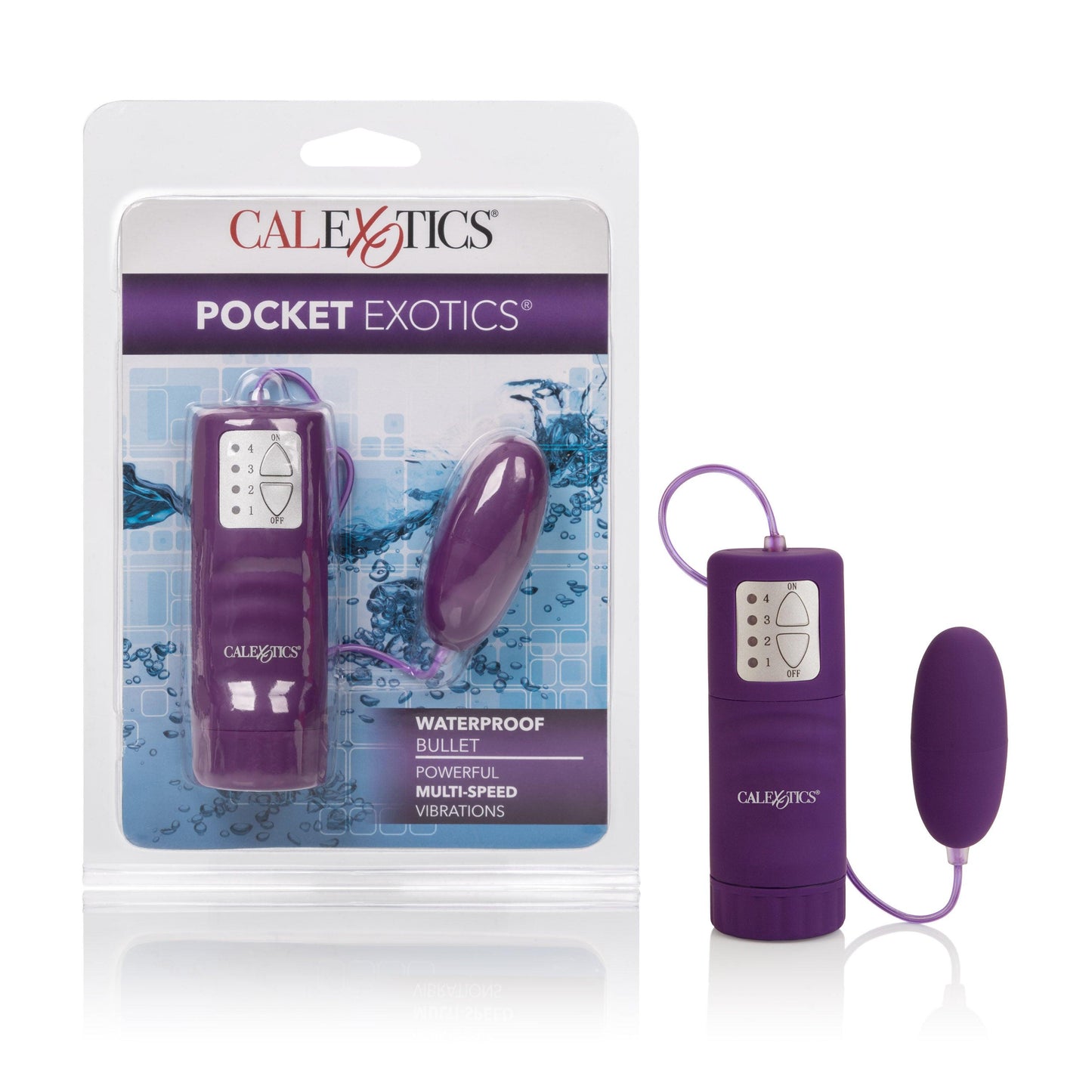 Waterproof Pocket Exotics Waterproof Bullet - Purple - Love It Wet