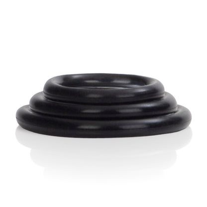 Silicone Support Rings - Black - Love It Wet