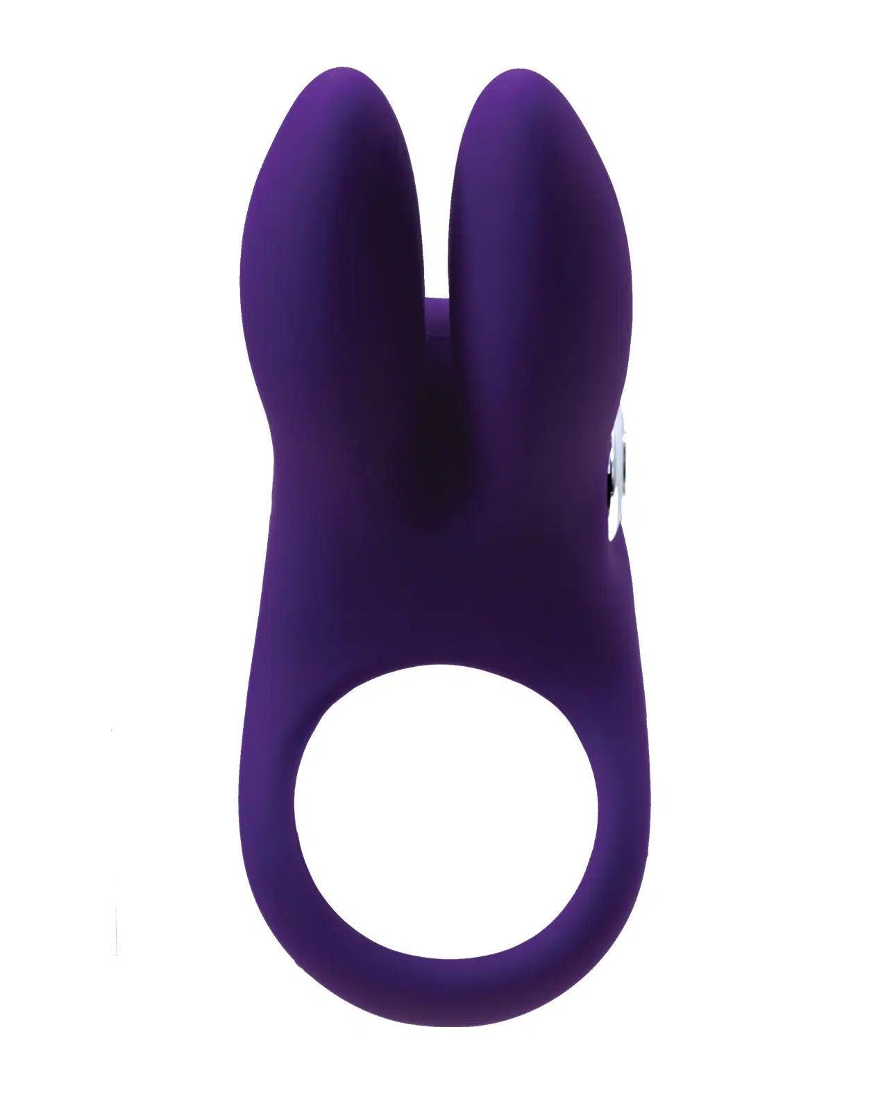 Sexy Bunny Rechargeable Ring - Deep Purple - Love It Wet