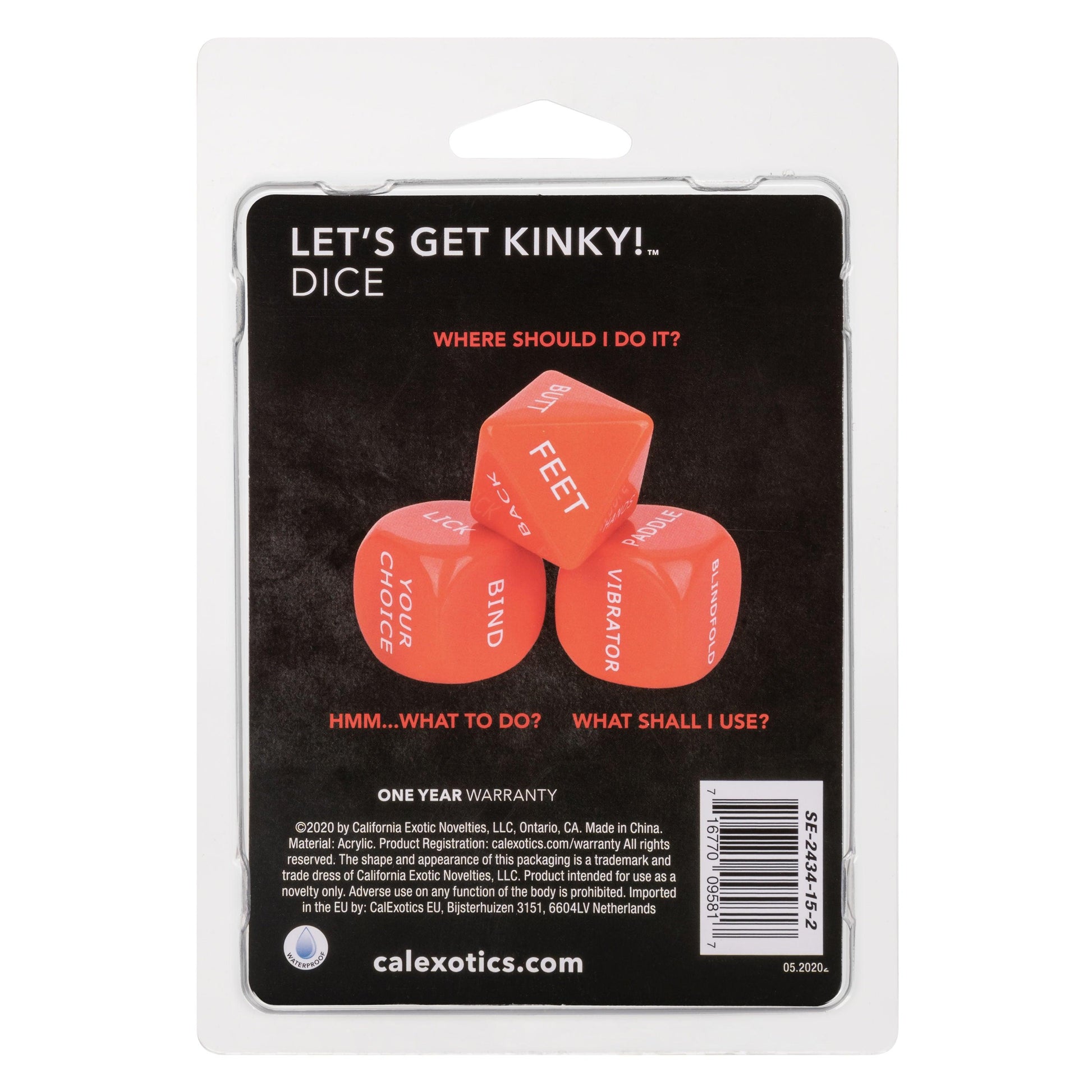 Let's Get Kinky Dice - Love It Wet