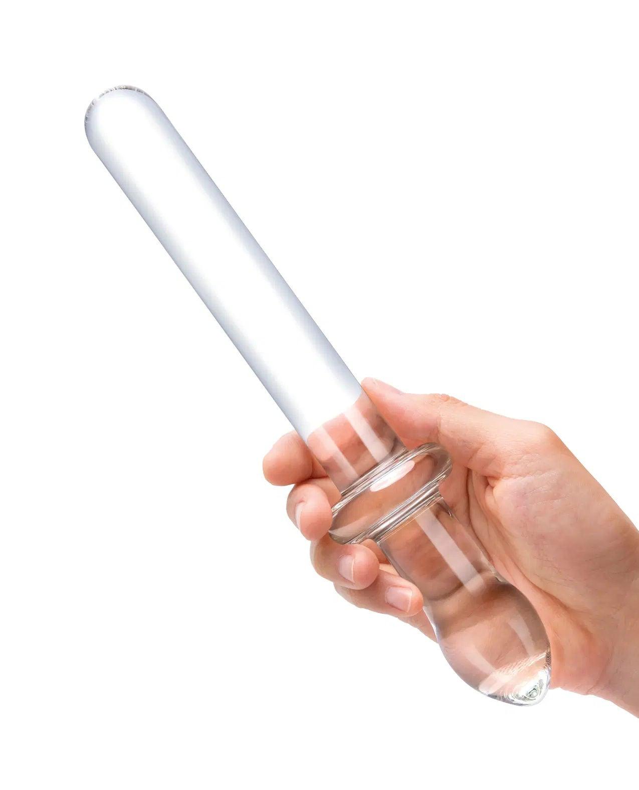 9.25 Inch Classic Smooth Dual-Ended Dildo - Clear - Love It Wet