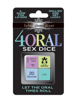 Behind Closed Doors - 4 Oral Sex Dice - Love It Wet