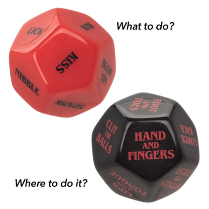 Naughty Bits Roll Play Naughty Dice Set - Love It Wet