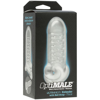 Optimale - Extender With Ball Strap - Thick - Frost - Love It Wet