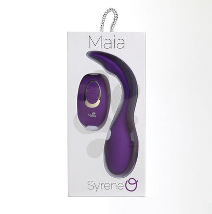 Syrene Remote Control Luxury USB Rechargeable Bullet Vibrator - Purple - Love It Wet