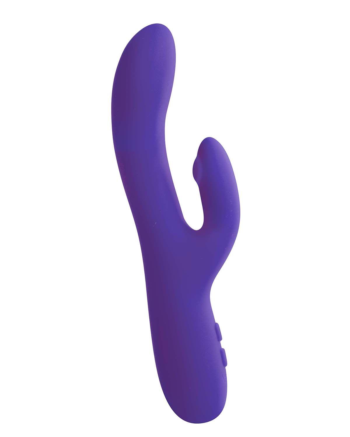 Rockie Dual Rechargeable Vibe - Foxy Pink - Love It Wet