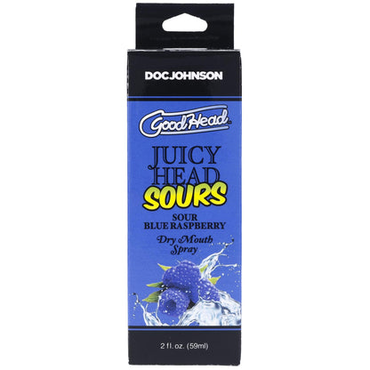 Goodhead - Juicy Head - Dry Mouth Spray - Sour Blue Raspberry - 2 Oz - Love It Wet