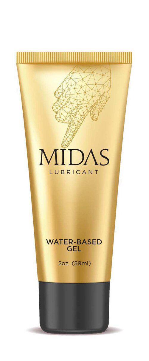 Midas Lubricant - Water-Based Gel - 2 Fl. Oz. - Love It Wet