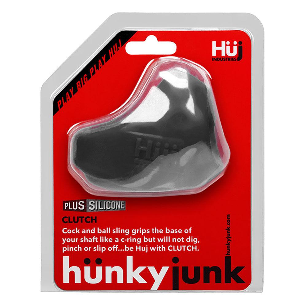 Hunkyjunk Clutch Cock Ball Sling - Tar - Love It Wet