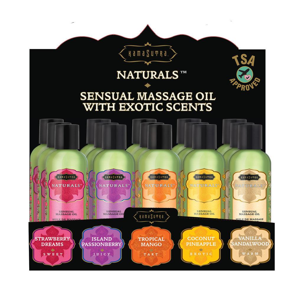 Naturals Massage Oil Pre Pack - Love It Wet