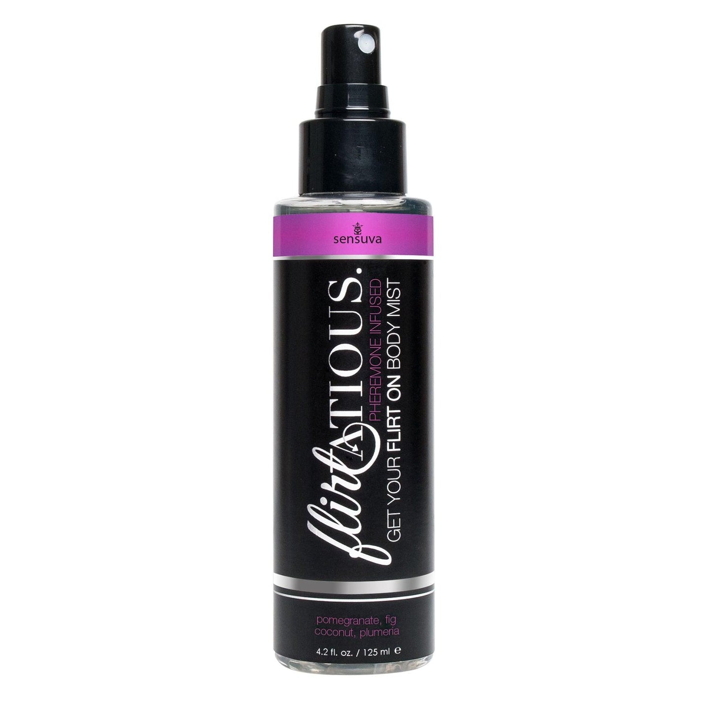 Flirtatious Pheromone Infused Body Mist - Pomegranate, Fig, & Plumeria - 4.2 fl.oz /125ml - Love It Wet