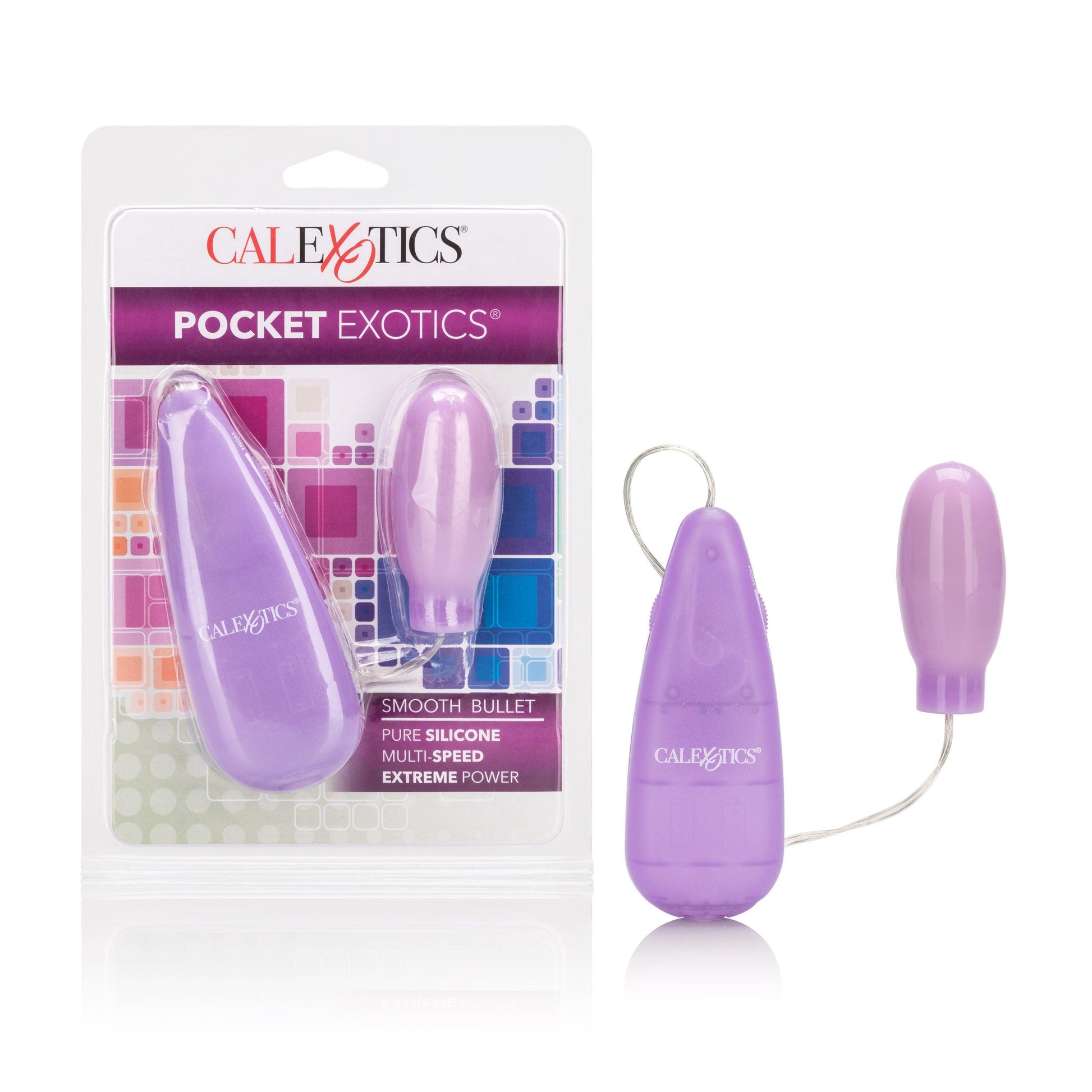 Silicone Slims Vibrating Smooth Bullet - Purple - Love It Wet