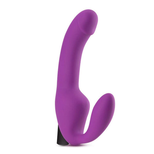 Temptasia - Cyrus - Strapless Silicone Dildo - Purple - Love It Wet