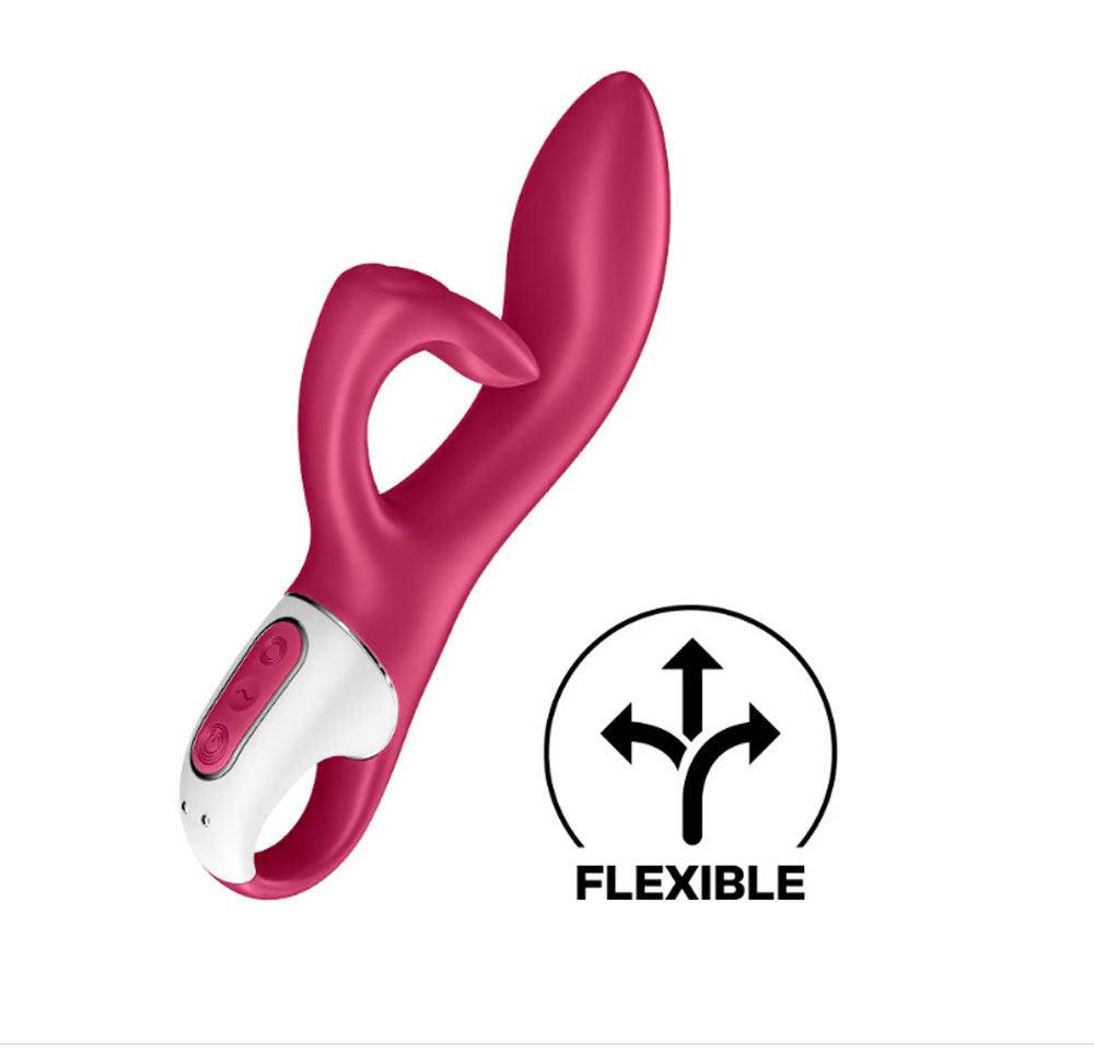 Satisfyer Embrace Me - Rabbit Vibrator - Berry - Love It Wet