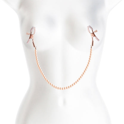 Bound - Nipple Clamps - Dc1 - Rose Gold - Love It Wet