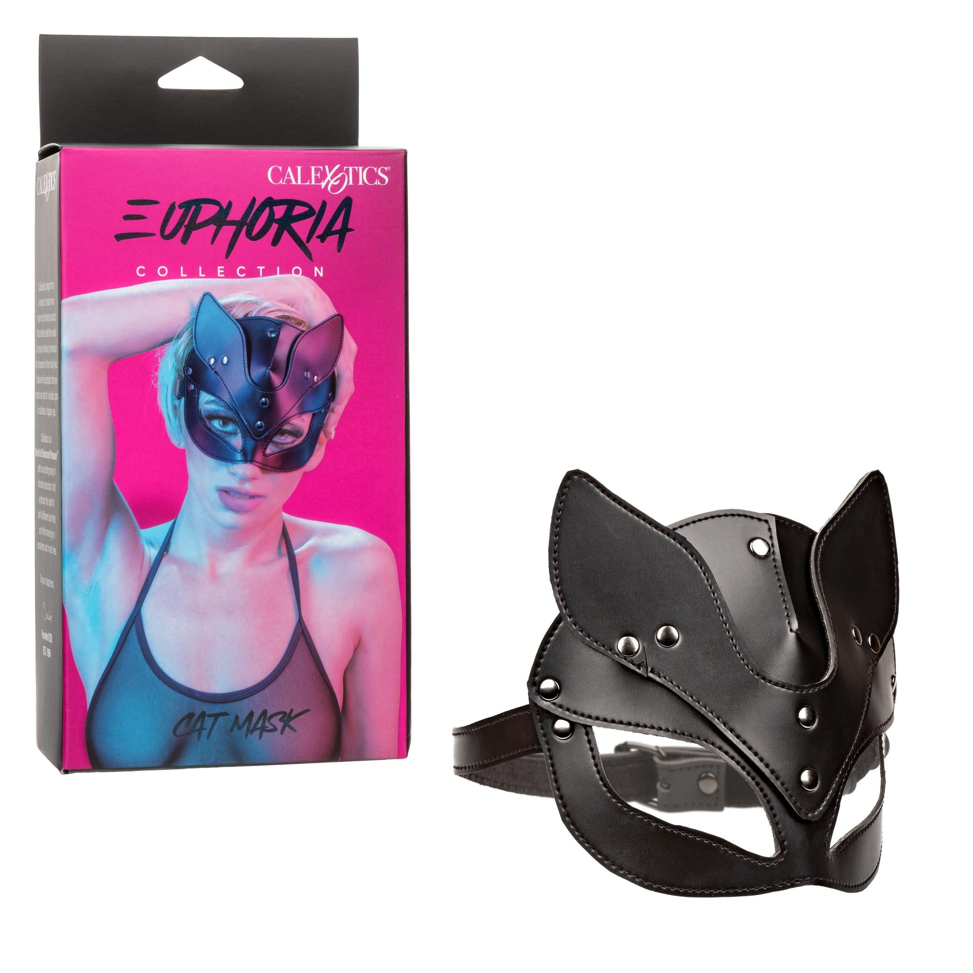 Euphoria Collection Cat Mask - Black - Love It Wet