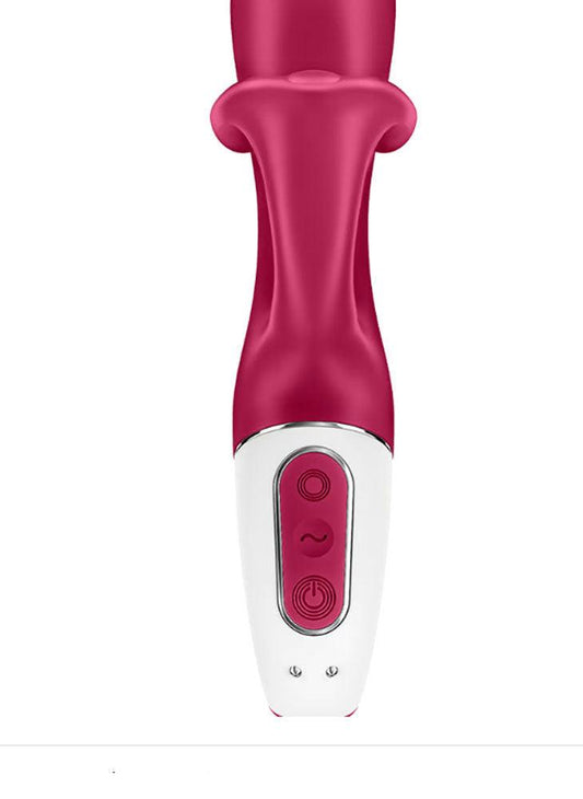 Satisfyer Embrace Me - Rabbit Vibrator - Berry - Love It Wet