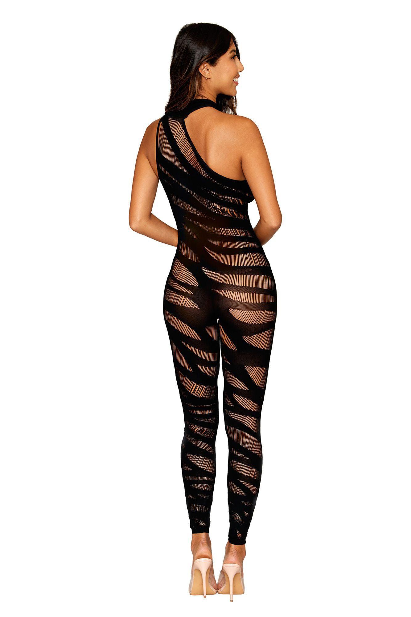 Bodystocking - One Size - Black - Love It Wet