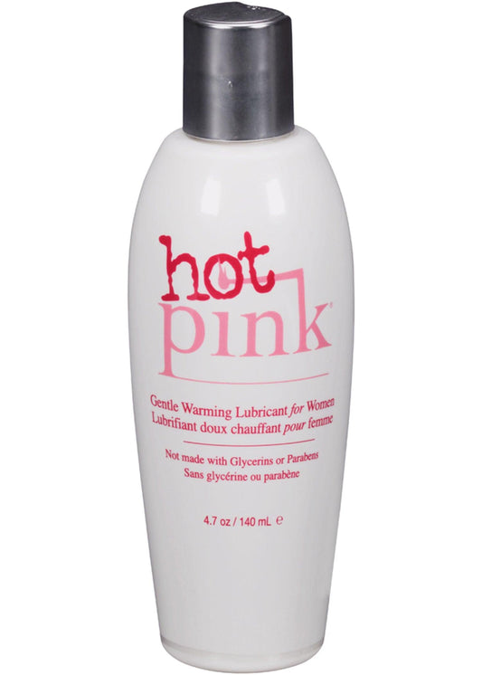 Hot Pink Warming Lubricant for Women - 4.7 Oz. / 140 ml - Love It Wet