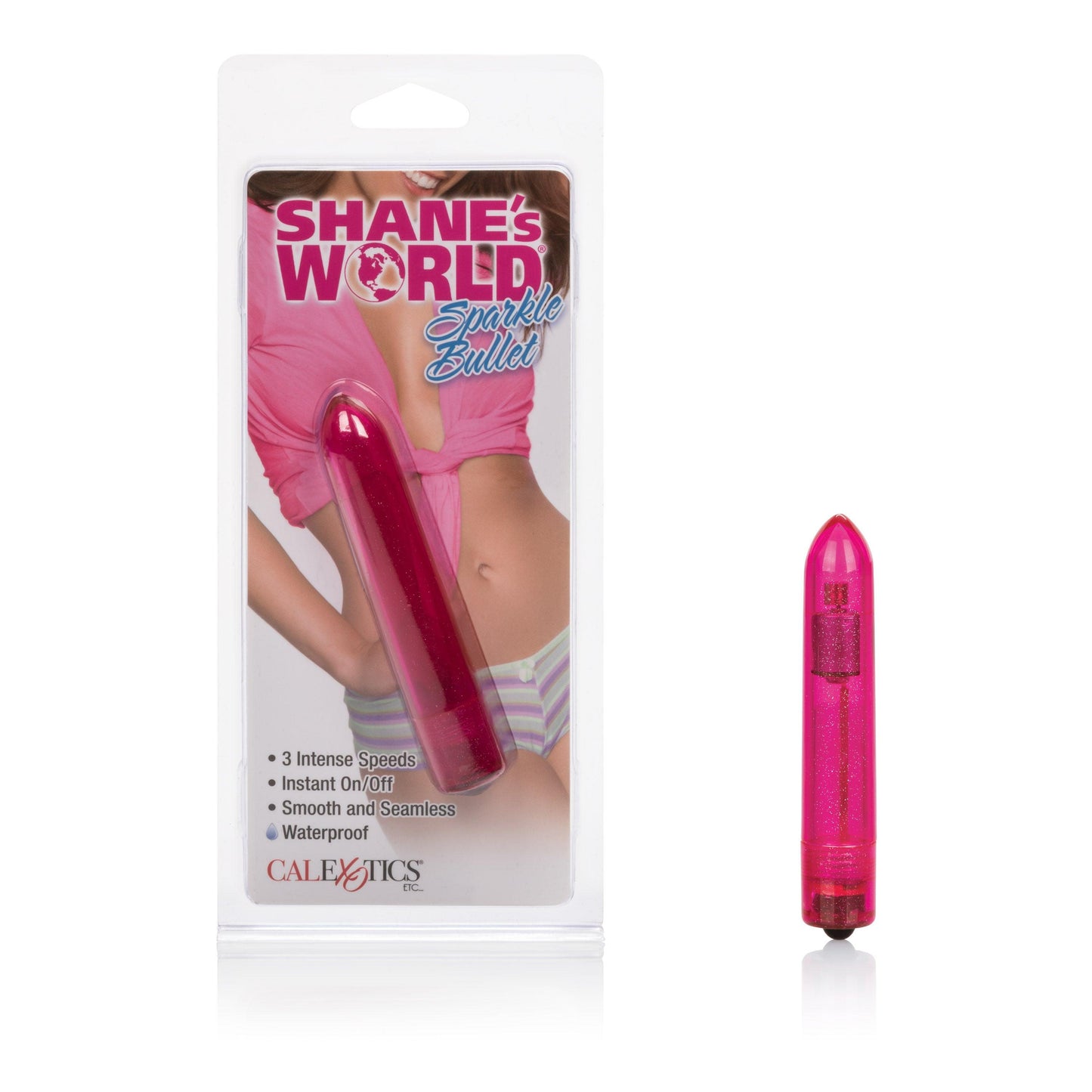 Shane's World Sparkle Bullet - Pink - Love It Wet